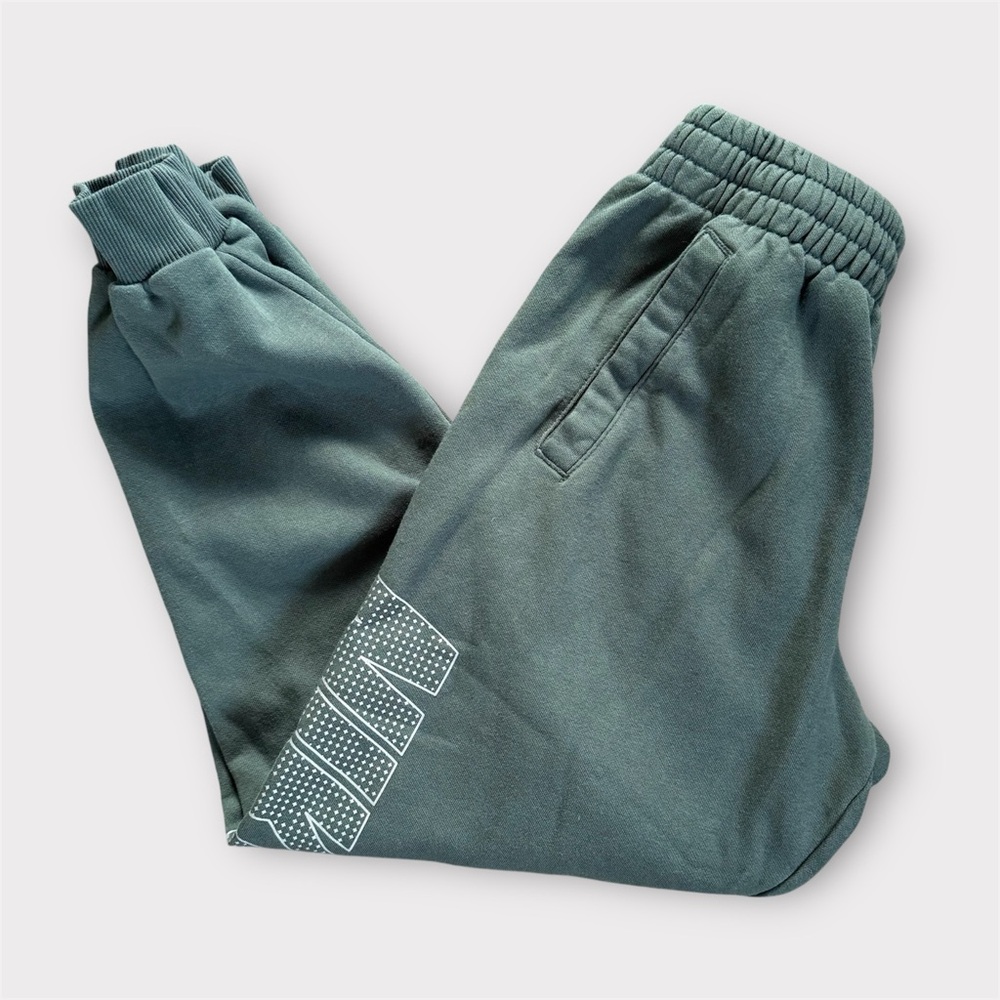 Nike Big Kid's Sportswear Club Fleece Joggers Vintage Green/Metallic Silver L